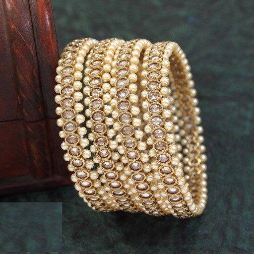 Glamorous Polki Bangles