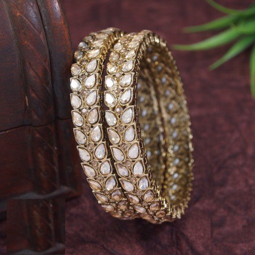 Alluring Polki Bangles