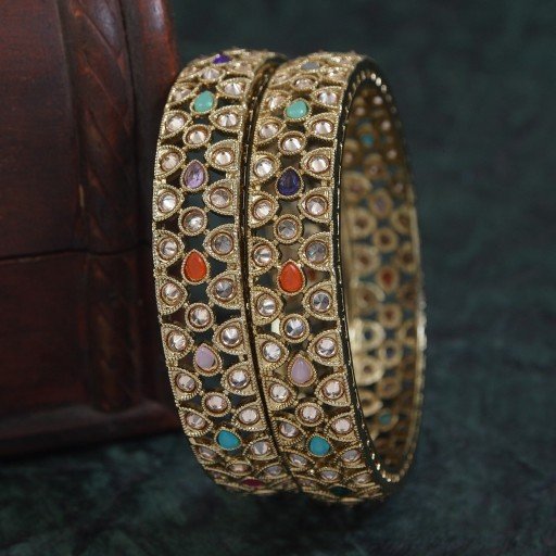 Antique Polki Bangles