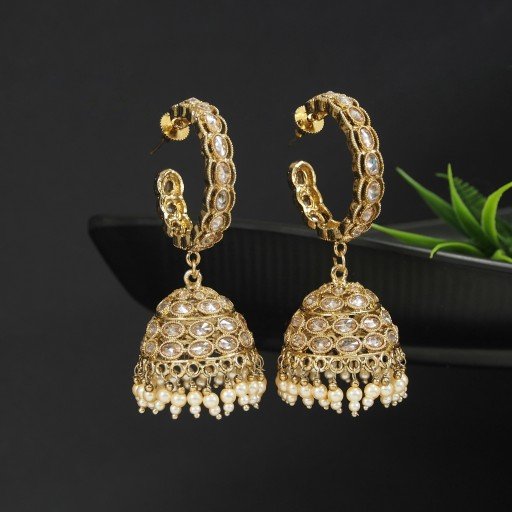 Attractive Indian Reverse Ad Jhumkas