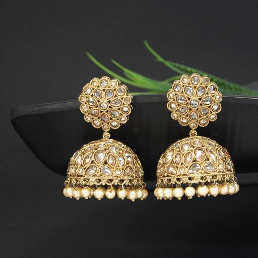 Captivating Indian Reverse Ad Jhumkas