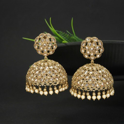 Charismatic Indian Reverse Ad Jhumkas