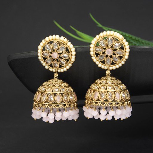 Charming Indian Reverse Ad Jhumkas