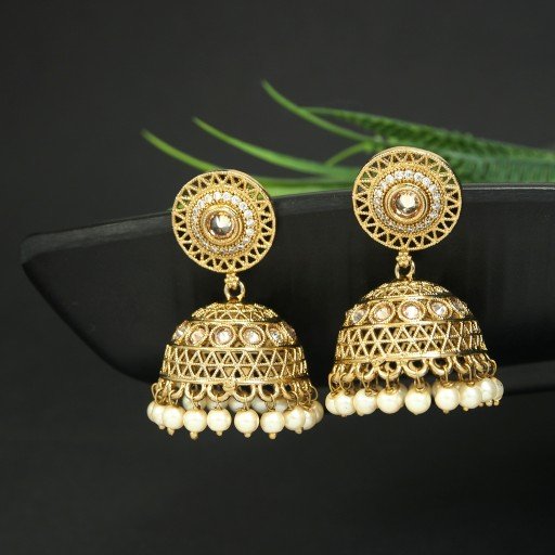 Desirable Indian Reverse Ad Jhumkas