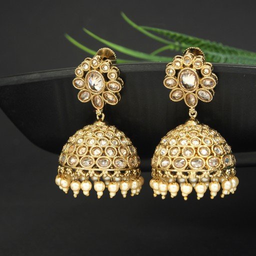 Fascinating Indian Reverse Ad Jhumkas