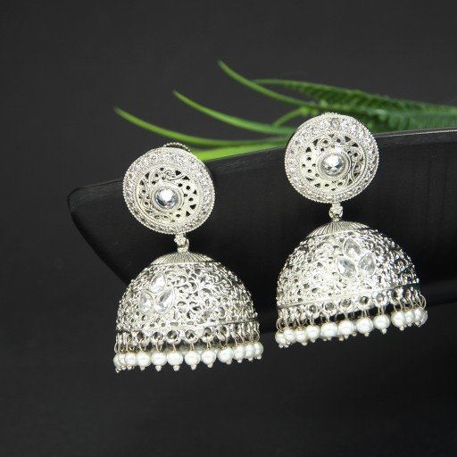 Glorious Indian Reverse Ad Jhumkas