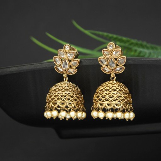 Pleasant Indian Reverse Ad Jhumkas