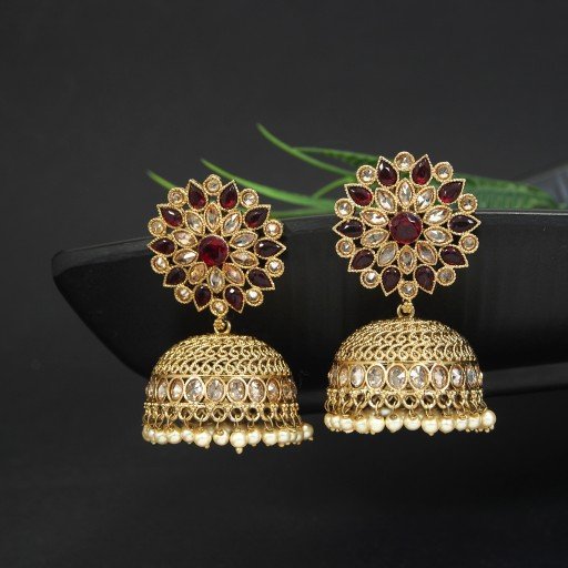 Presentable Indian Reverse Ad Jhumkas