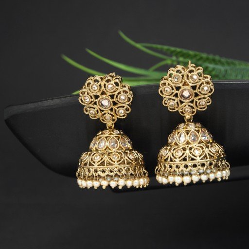 Trendy Indian Reverse Ad Jhumkas