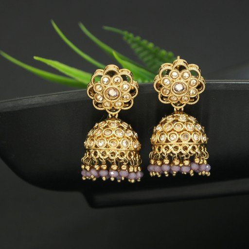 Alluring Indian Reverse Ad Jhumkas