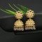 Alluring Indian Reverse Ad Jhumkas