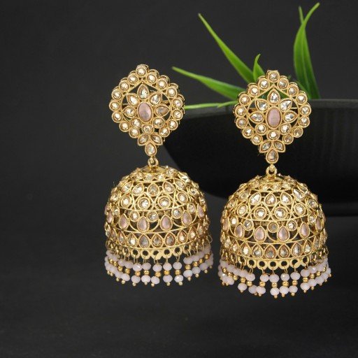 Antique Indian Reverse Ad Jhumkas