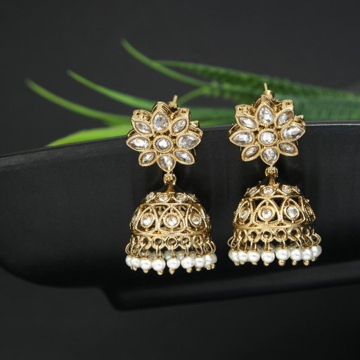 Attractive Indian Reverse Ad Jhumkas