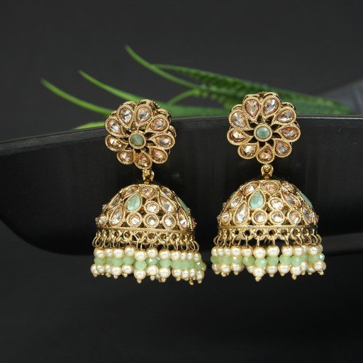 Beautiful Indian Reverse Ad Jhumkas