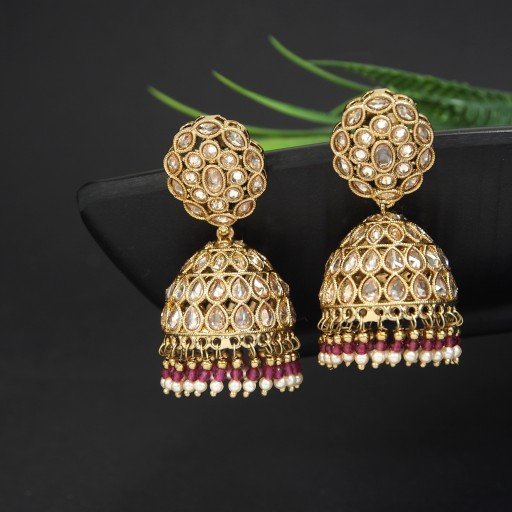 Captivating Indian Reverse Ad Jhumkas