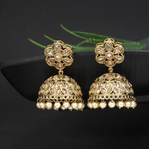 Glorious Indian Reverse Ad Jhumkas