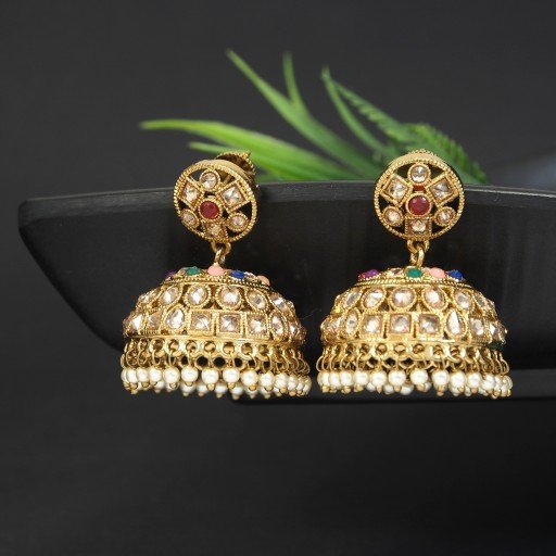 Magnificent Indian Reverse Ad Jhumkas