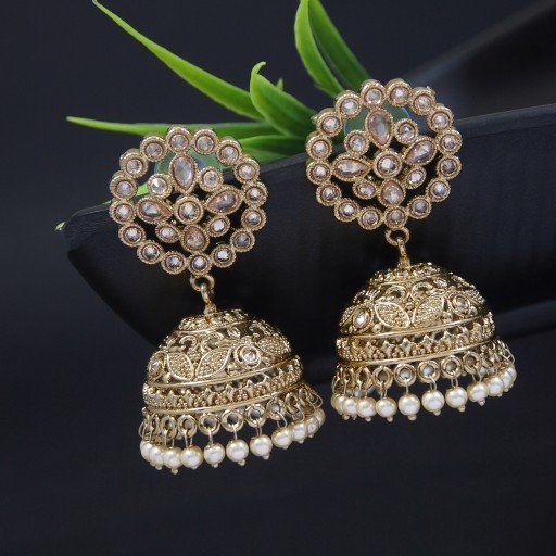 Radiant Indian Reverse Ad Jhumkas