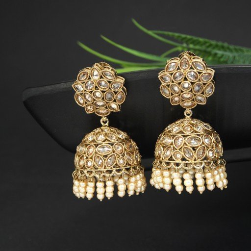 Ravishing Indian Reverse Ad Jhumkas