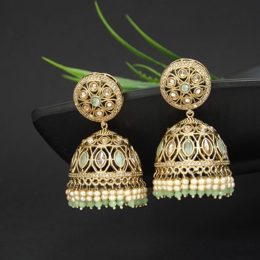 Stylish Indian Reverse Ad Jhumkas