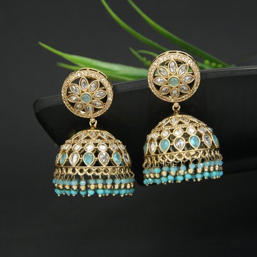 Antique Indian Reverse Ad Jhumkas