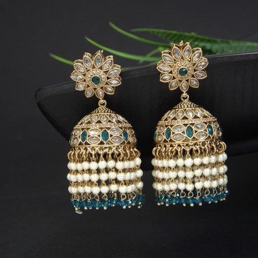 Attractive Indian Reverse Ad Jhumkas