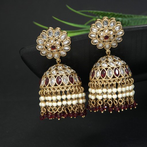 Beautiful Indian Reverse Ad Jhumkas