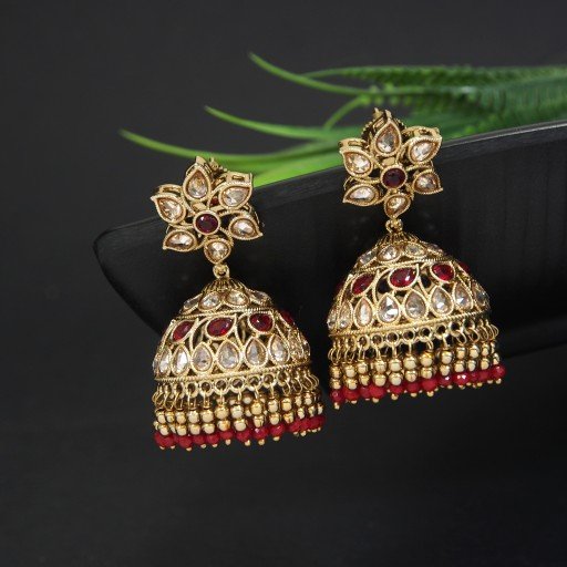 Charismatic Indian Reverse Ad Jhumkas