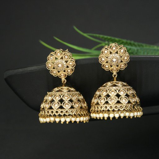 Engaging Indian Reverse Ad Jhumkas