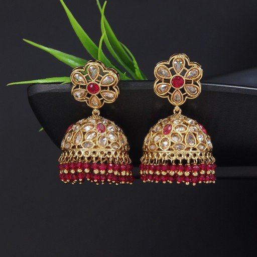 Presentable Indian Reverse Ad Jhumkas