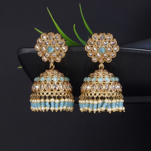 Antique Indian Reverse Ad Jhumkas