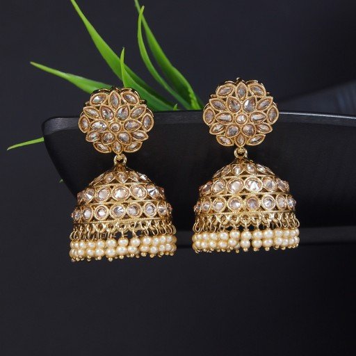 Attractive Indian Reverse Ad Jhumkas