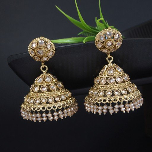 Glorious Indian Reverse Ad Jhumkas