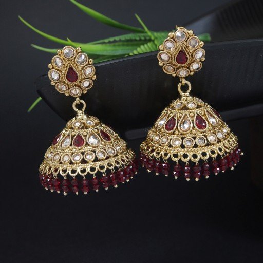 Ravishing Indian Reverse Ad Jhumkas