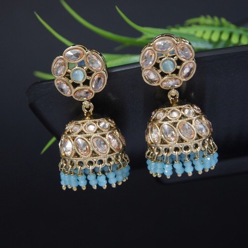 Beautiful Indian Reverse Ad Jhumkas