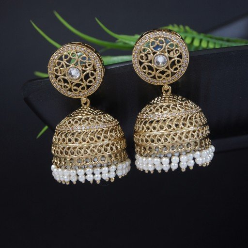 Charismatic Indian Reverse Ad Jhumkas