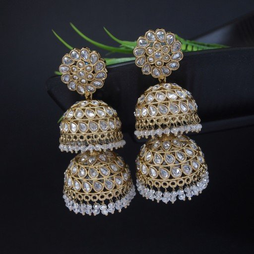 Charming Indian Reverse Ad Jhumkas