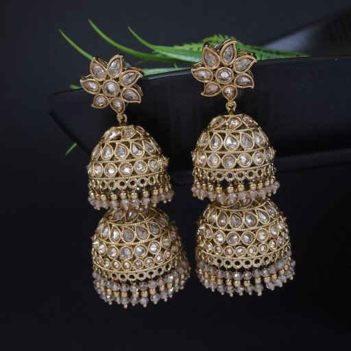 Desirable Indian Reverse Ad Jhumkas