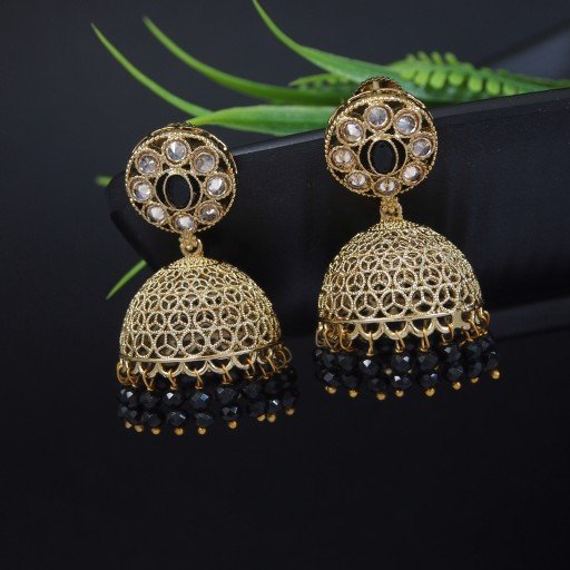 Glorious Indian Reverse Ad Jhumkas