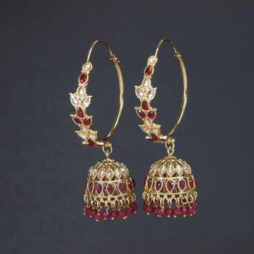 Marvellous Indian Reverse Ad Jhumkas