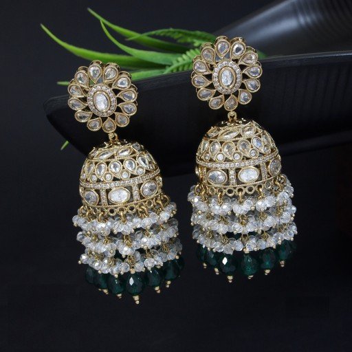 Pleasant Indian Reverse Ad Jhumkas