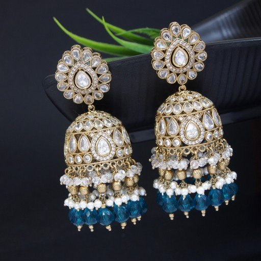 Radiant Indian Reverse Ad Jhumkas