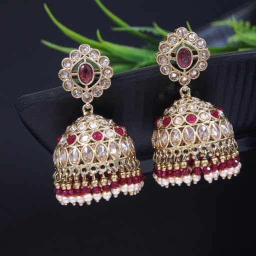 Beautiful Indian Reverse Ad Jhumkas