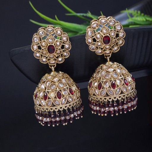 Captivating Indian Reverse Ad Jhumkas