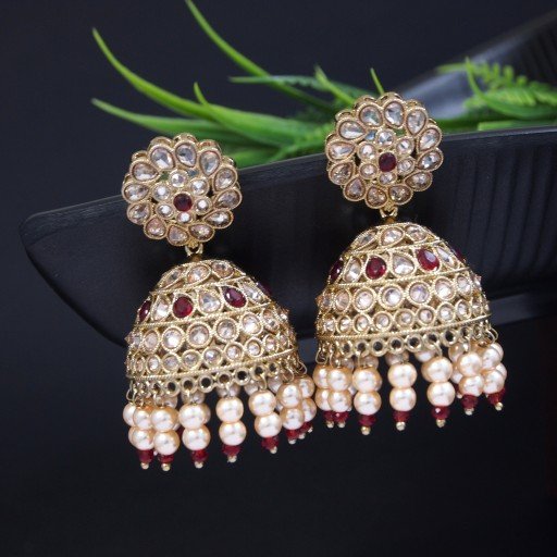 Charismatic Indian Reverse Ad Jhumkas