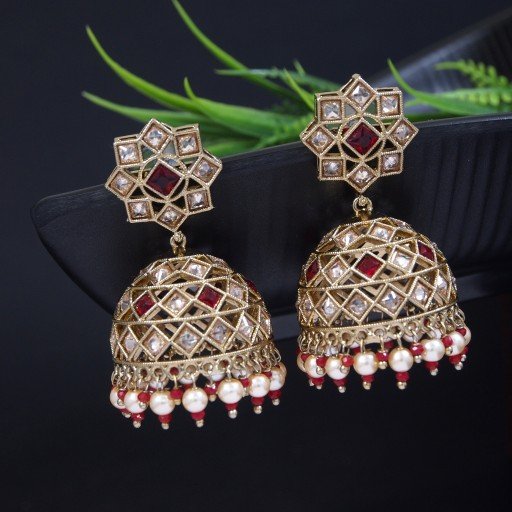 Engaging Indian Reverse Ad Jhumkas