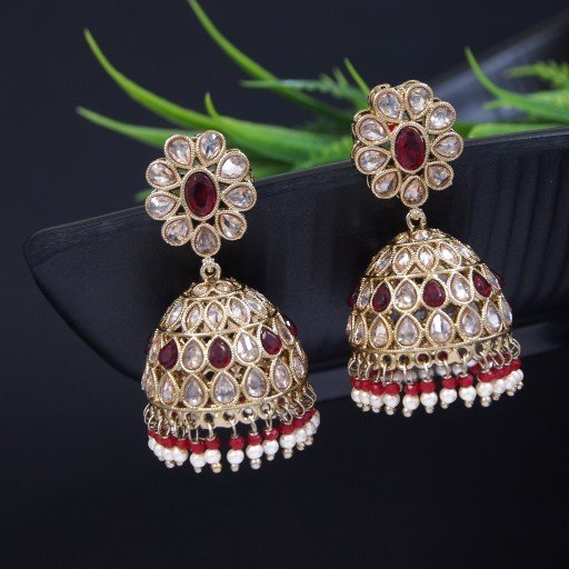 Fascinating Indian Reverse Ad Jhumkas