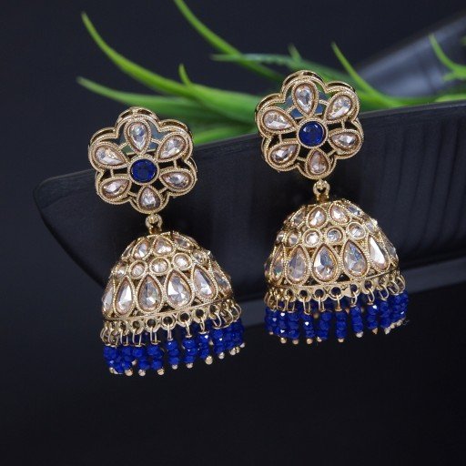 Glorious Indian Reverse Ad Jhumkas