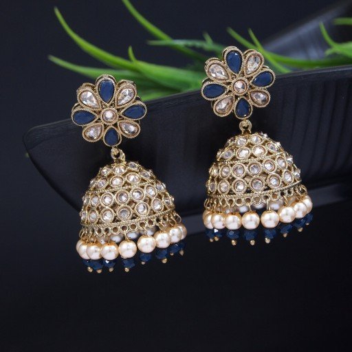 Pleasant Indian Reverse Ad Jhumkas