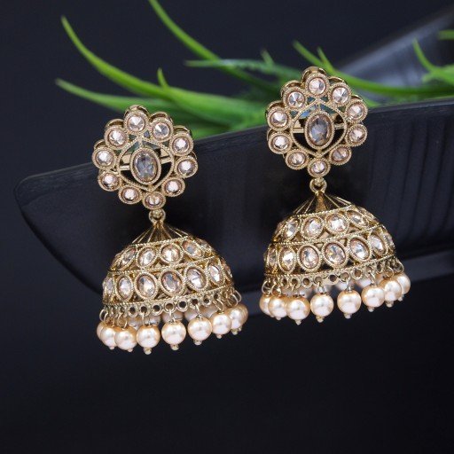 Prepossessing Indian Reverse Ad Jhumkas